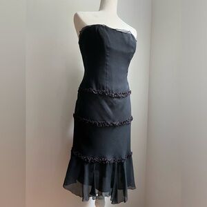 Vintage Silk Nicole Miller Y2K Dress XS